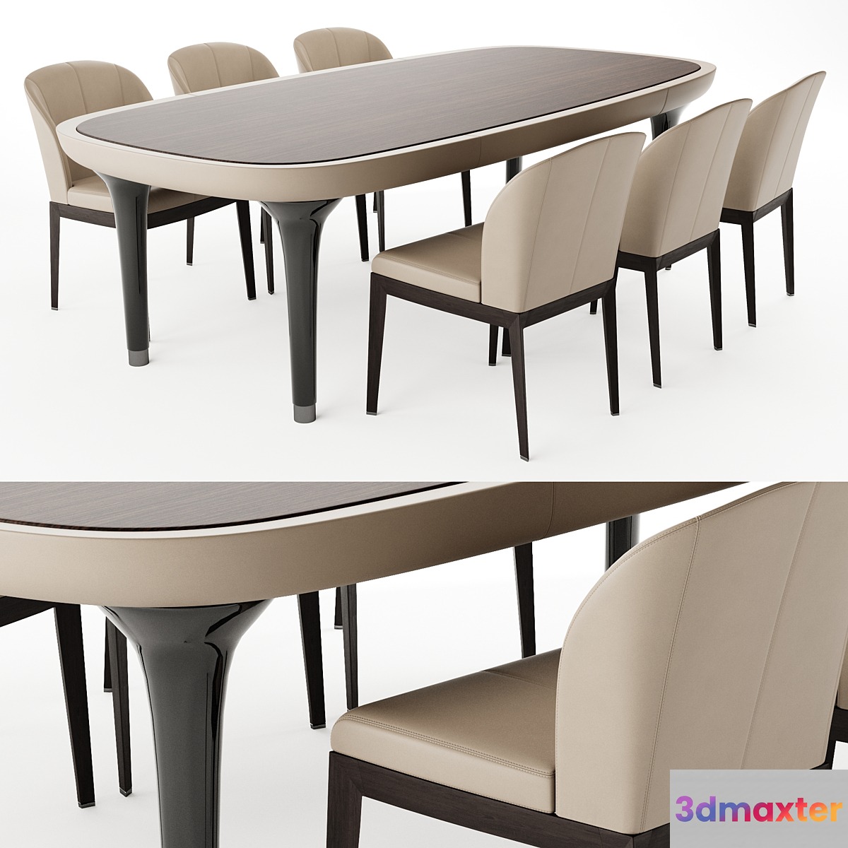 Table and chair Reflex & Angelo and Chair giorgetti normal