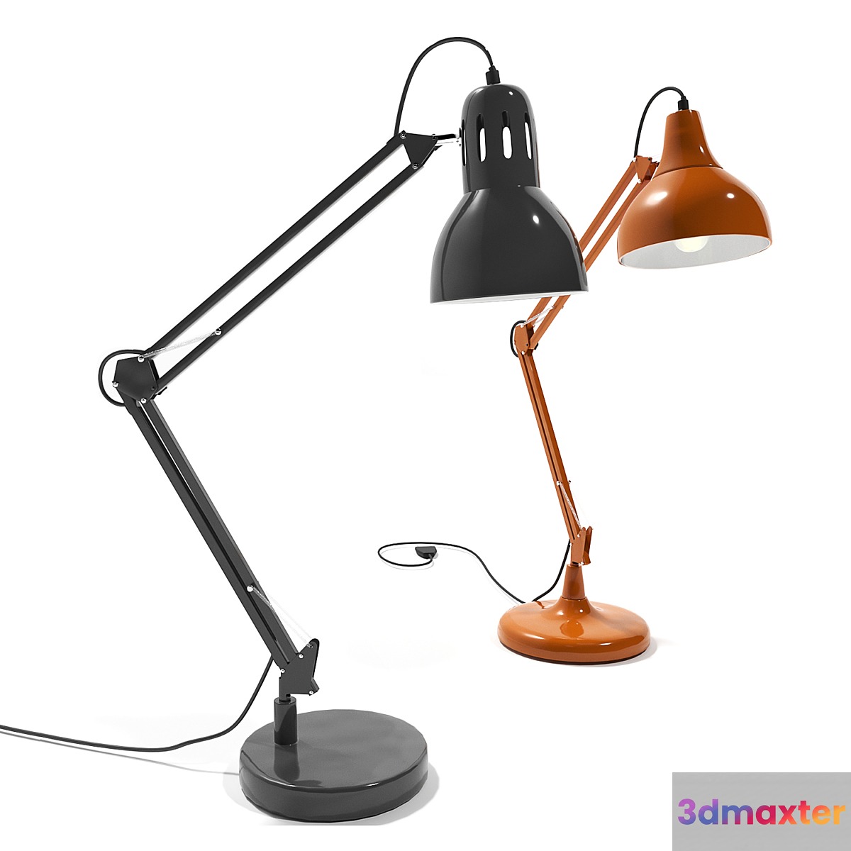 Set table lamp 2 3D Max