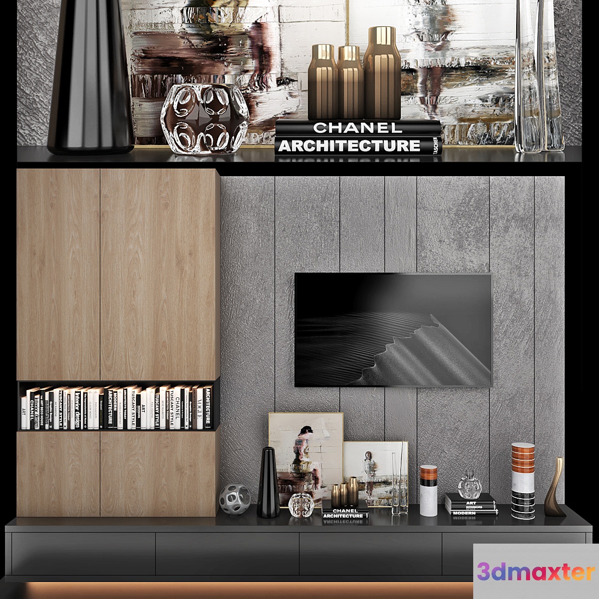 TV Wall | set 19 3D Max