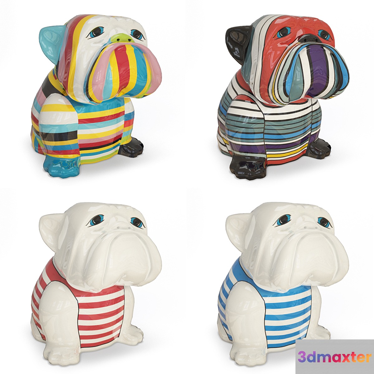 Bulldog sculpture - No.4