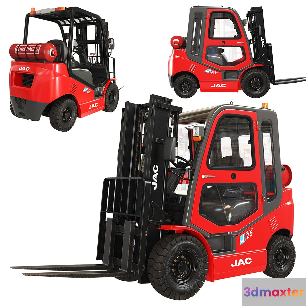 Fork lift truck JAC CPCD 25 - No.3