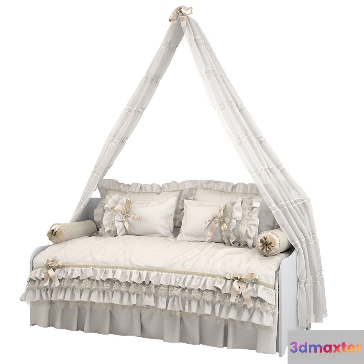 Four Poster Bed 02 3D Max
