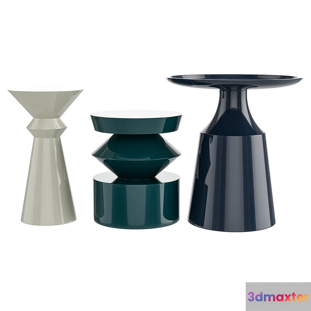 Contemporary Trio Side Table