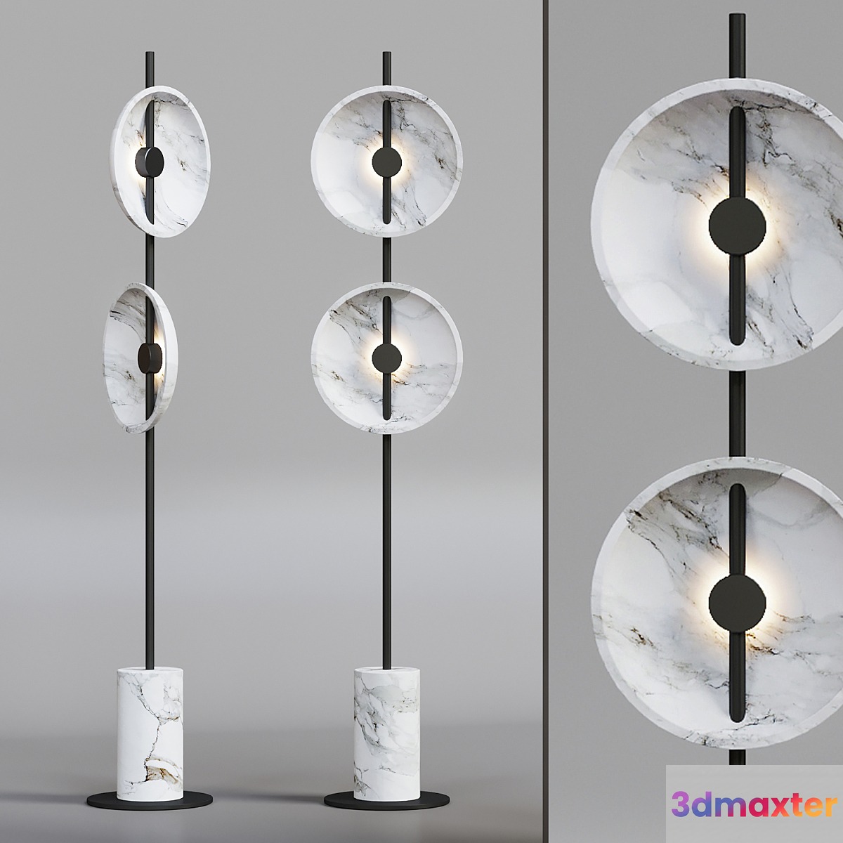 Floor lamp Rakumba Lighting Mito floor lamp 3D Max