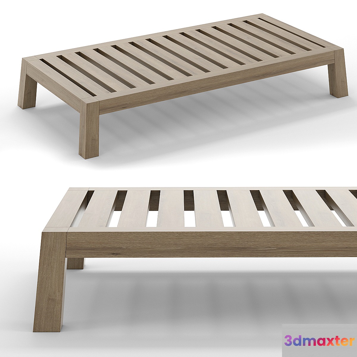 RH Outdoor Bonaire coffee table 3D Max