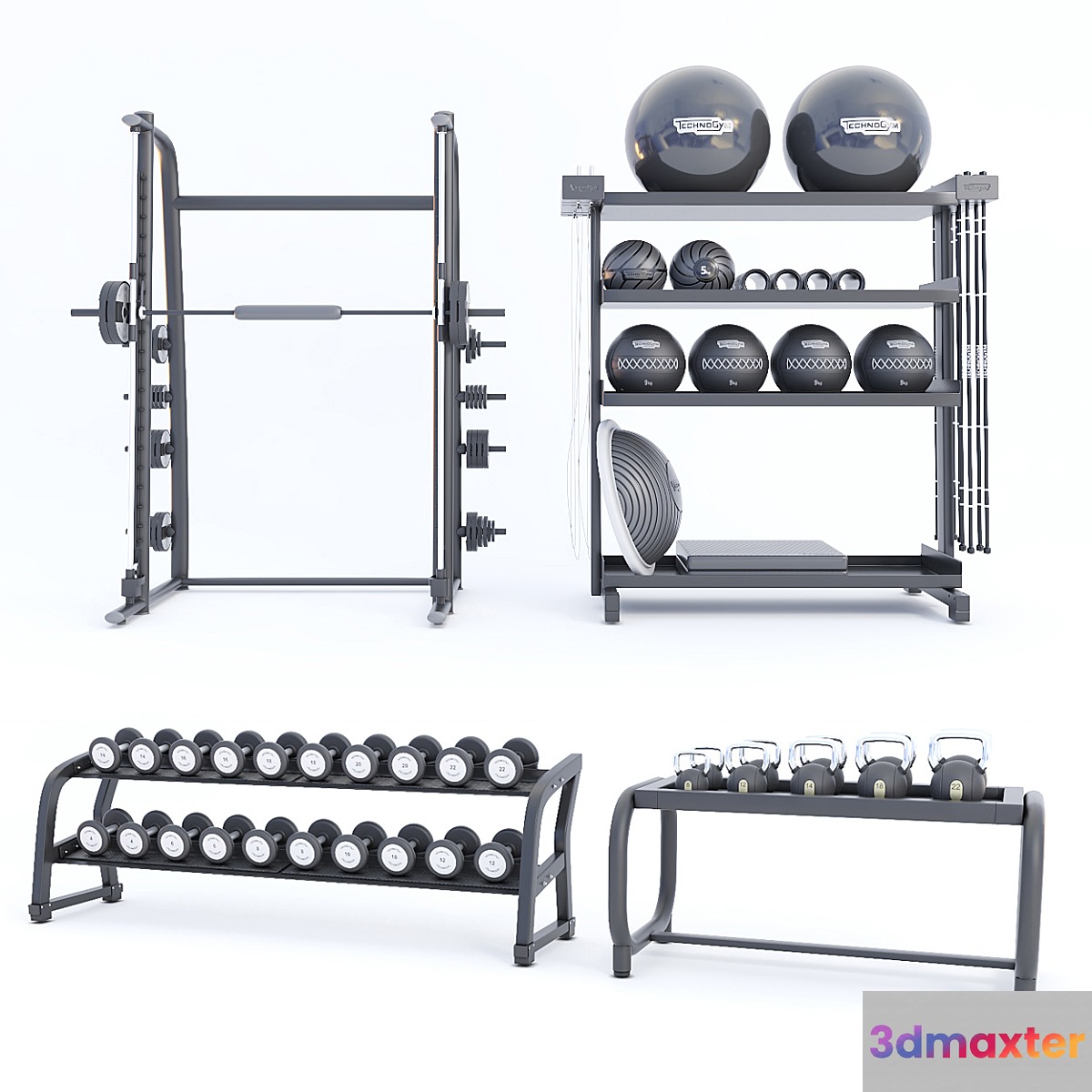 GYM GALLERY 3D Max