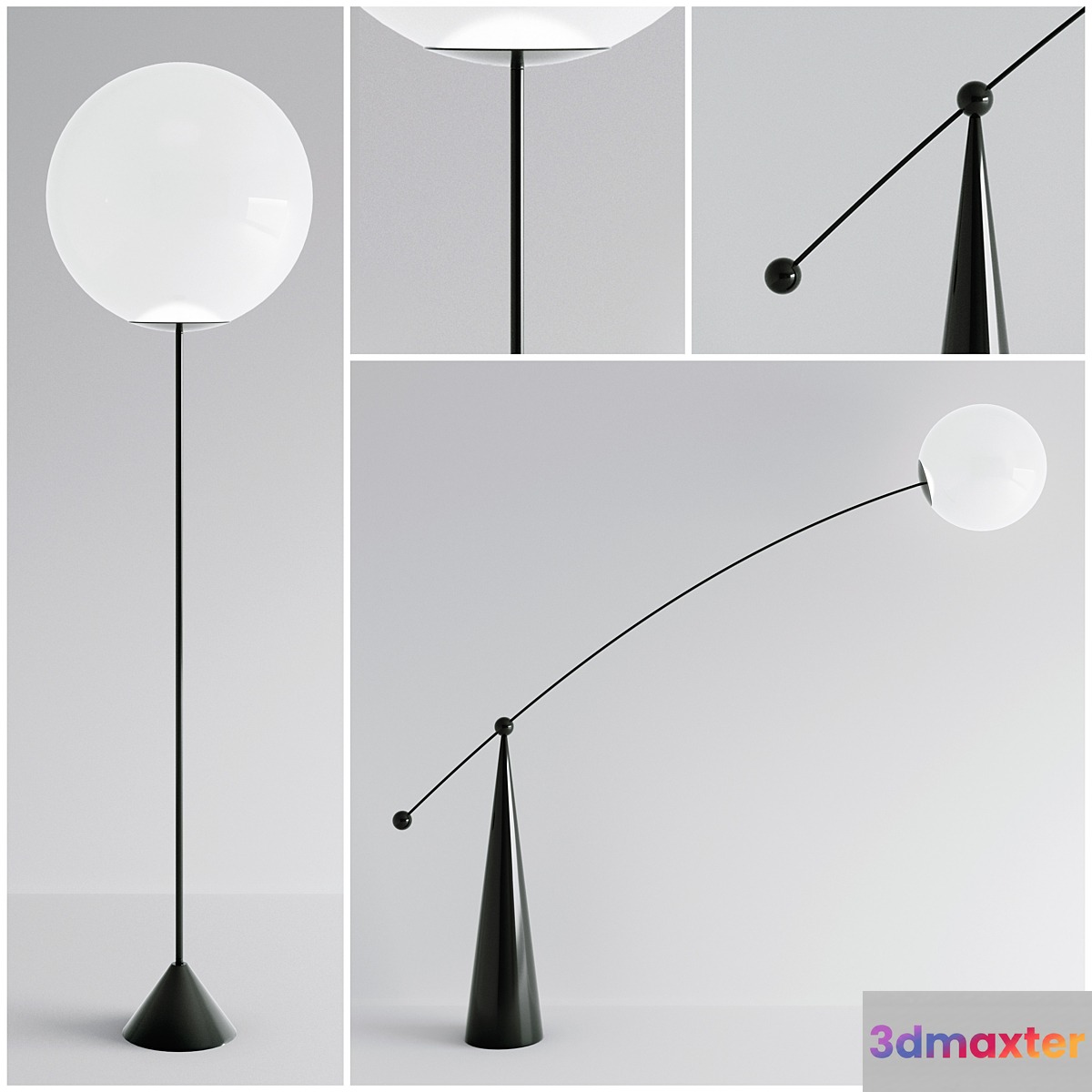 Opal floor light 3D Max