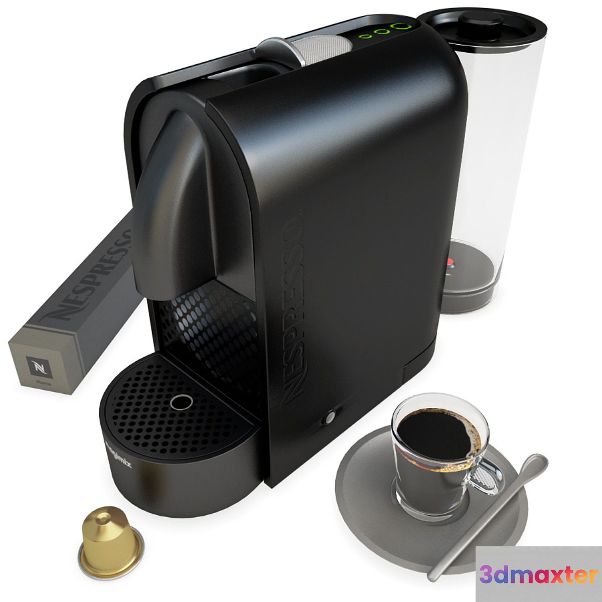 Coffee Machine Nespresso Magimix 3D Max