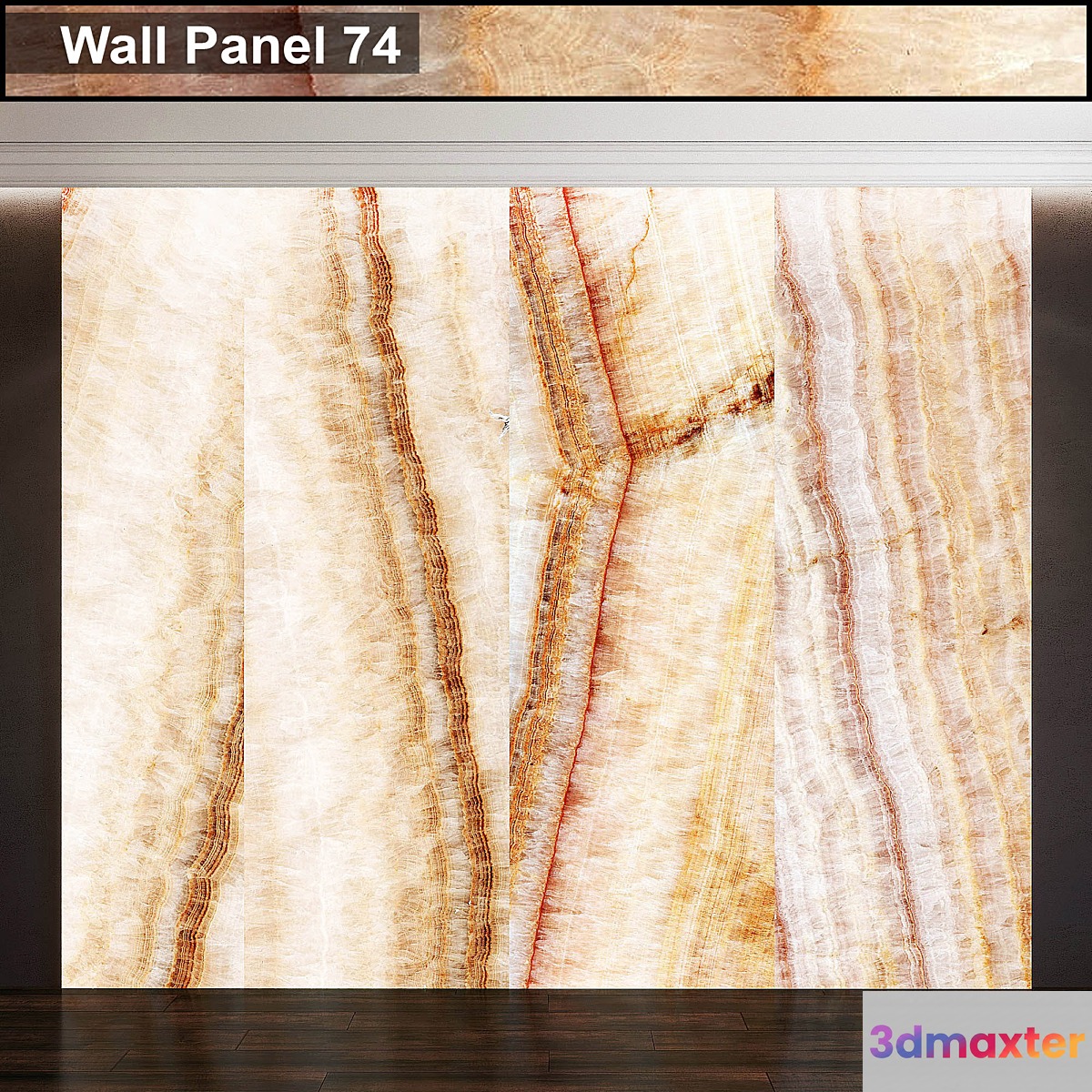 Wall Panel 74 3D Max