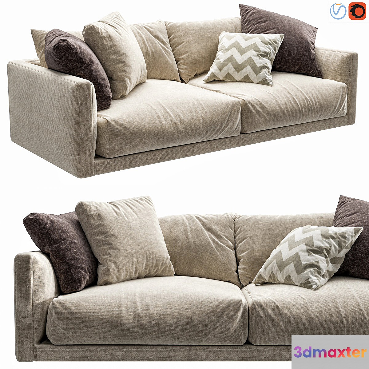 Poliform bristol 3D Max