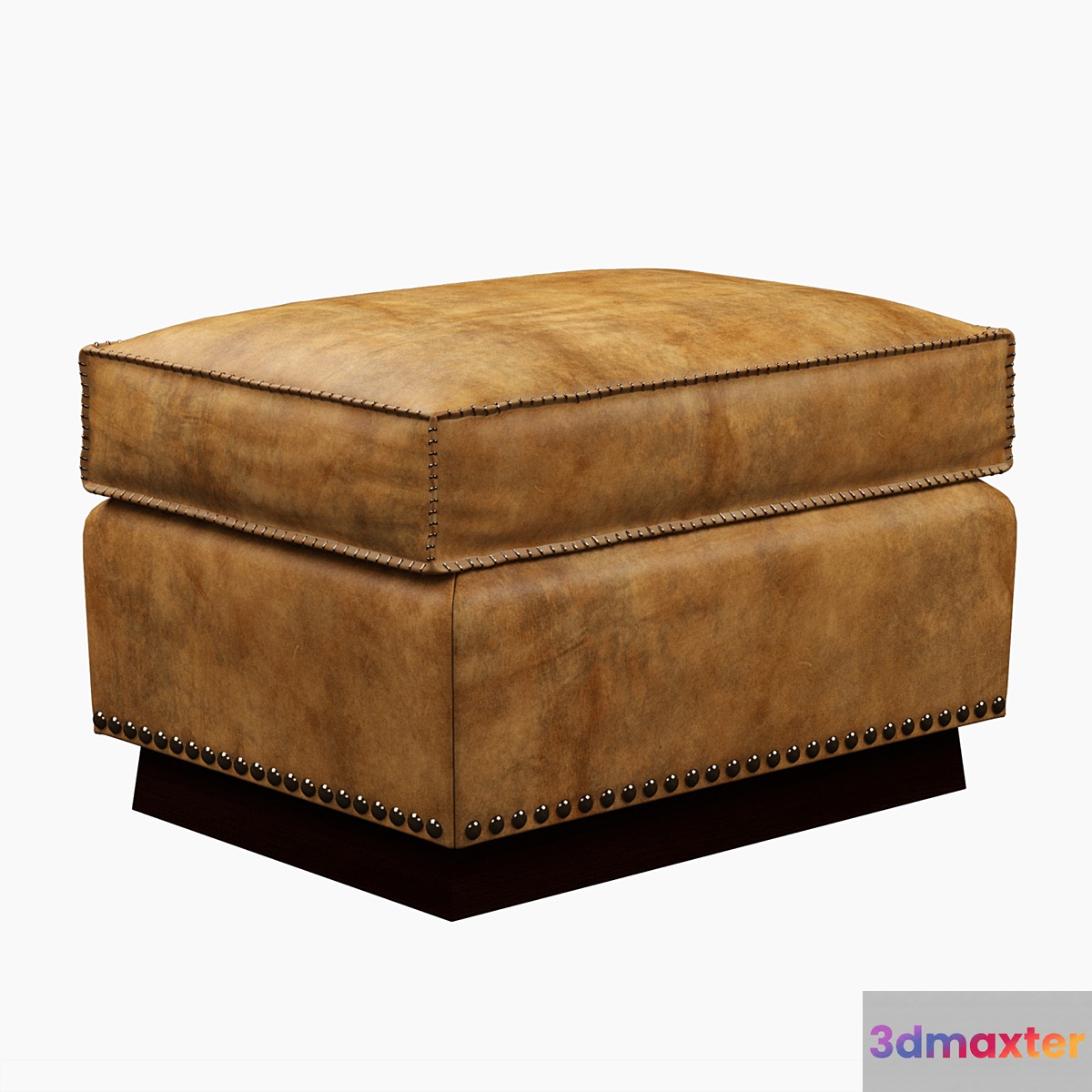 Ralph Lauren Colorado Club Ottoman 3D Max