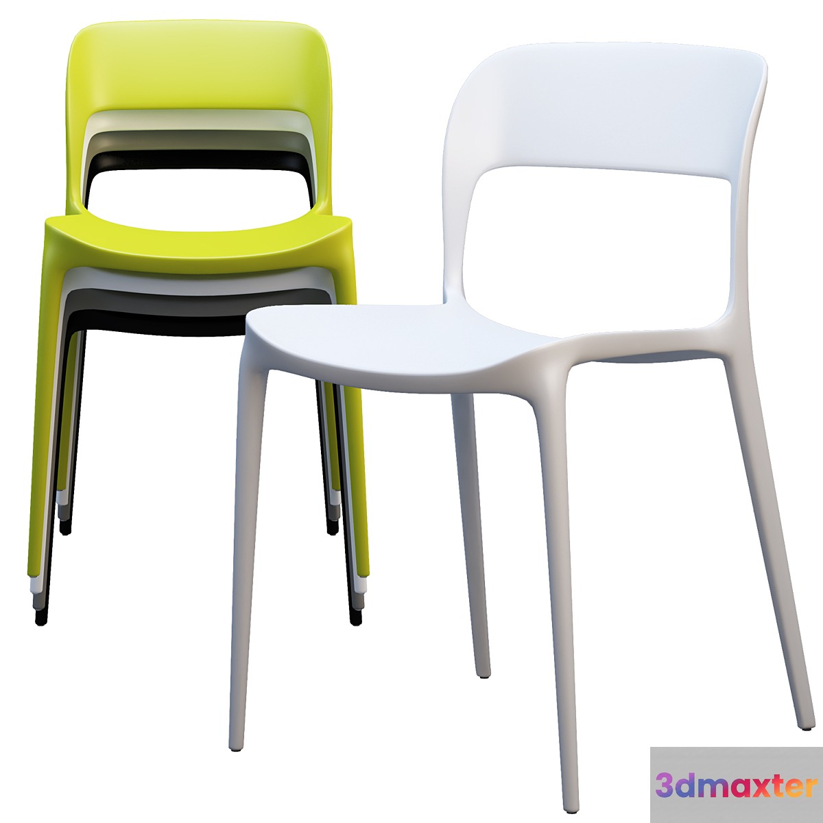 Bontempi Gipsy Dining Chair 3D Max