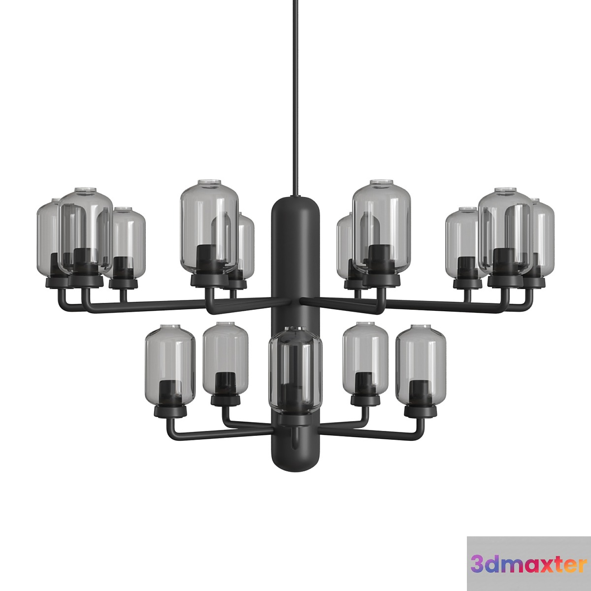 Amp chandelier 3D Max