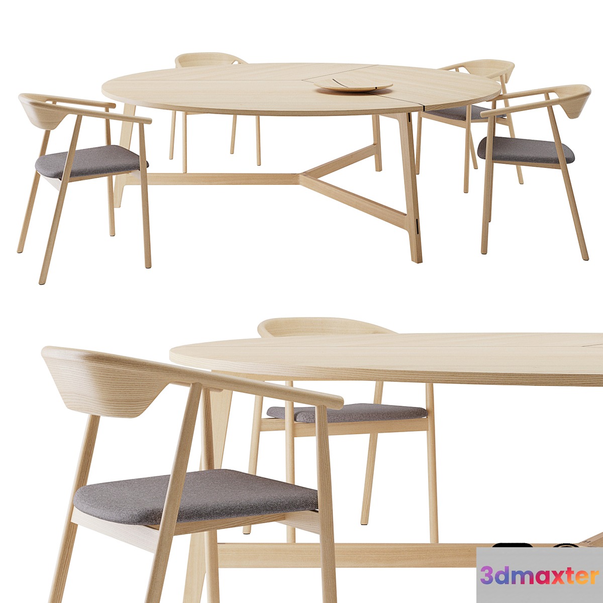 Mawari Table by De Padova 3D Max