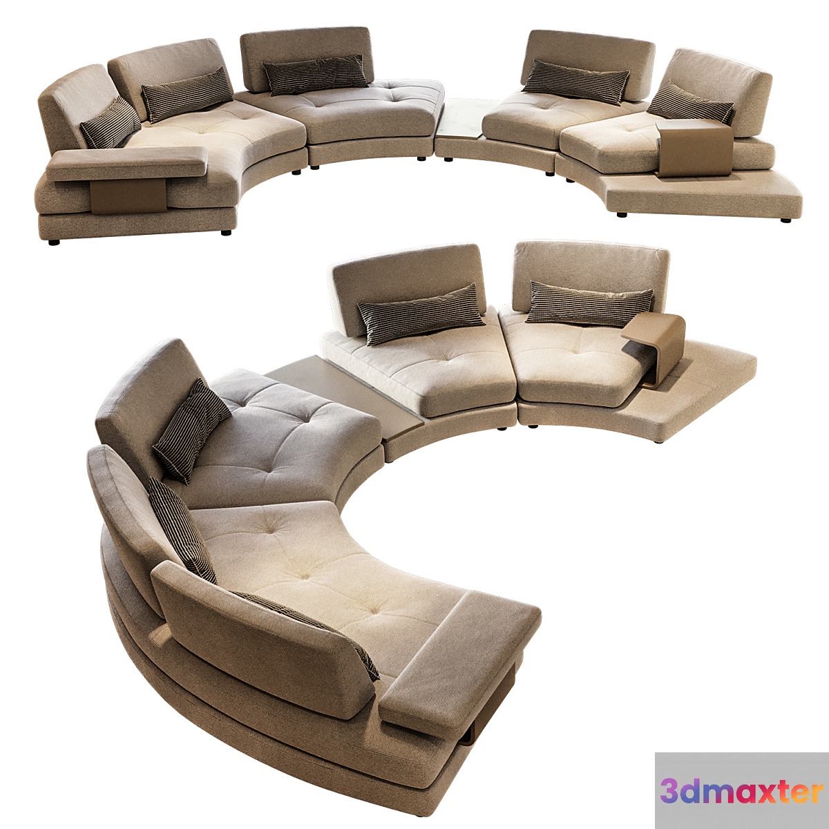 Roche Bobois Beach Bay Sofa