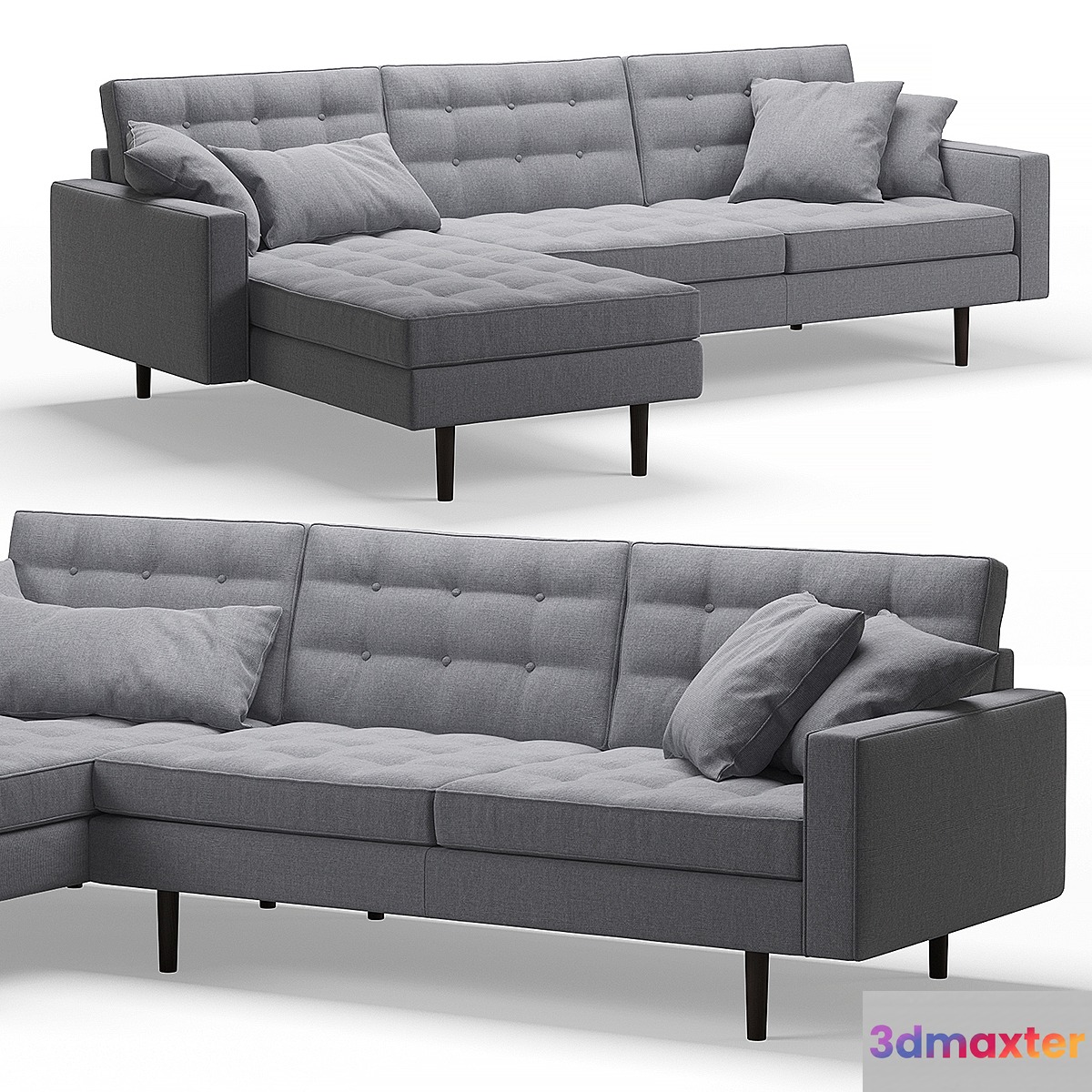Harper Corner Sofa - No.2 3D Max