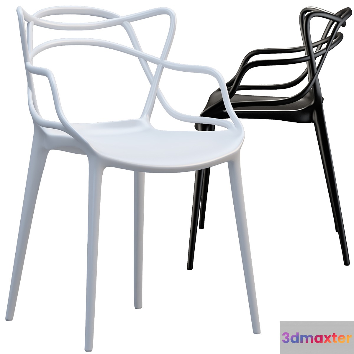Kartell Masters chair 3D Max