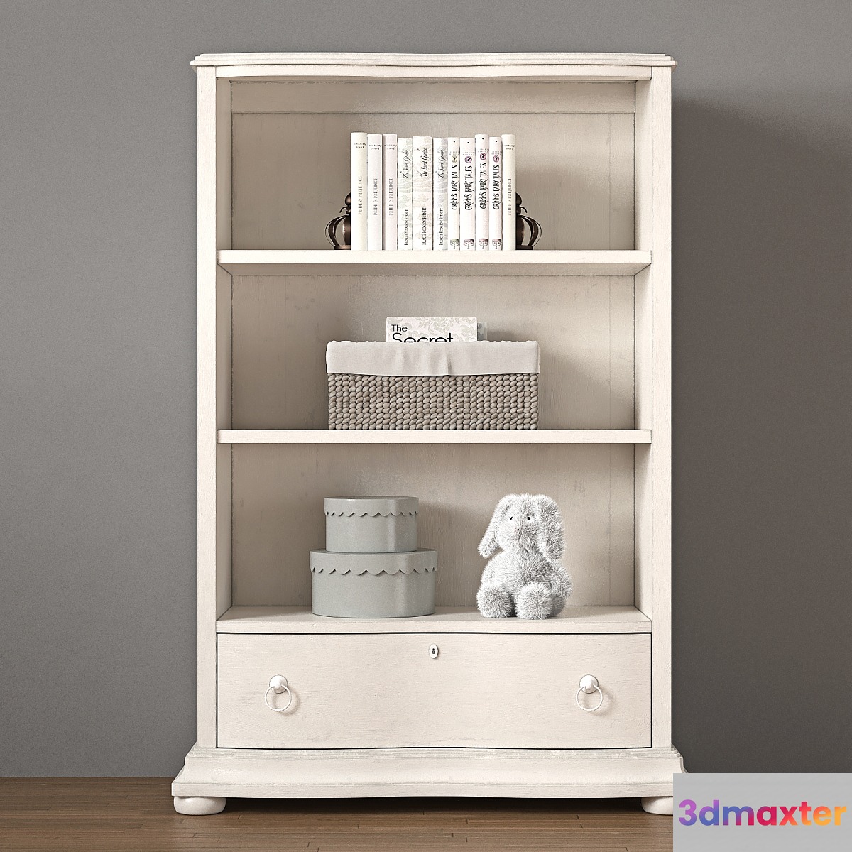 Rh bookcase 3D Max