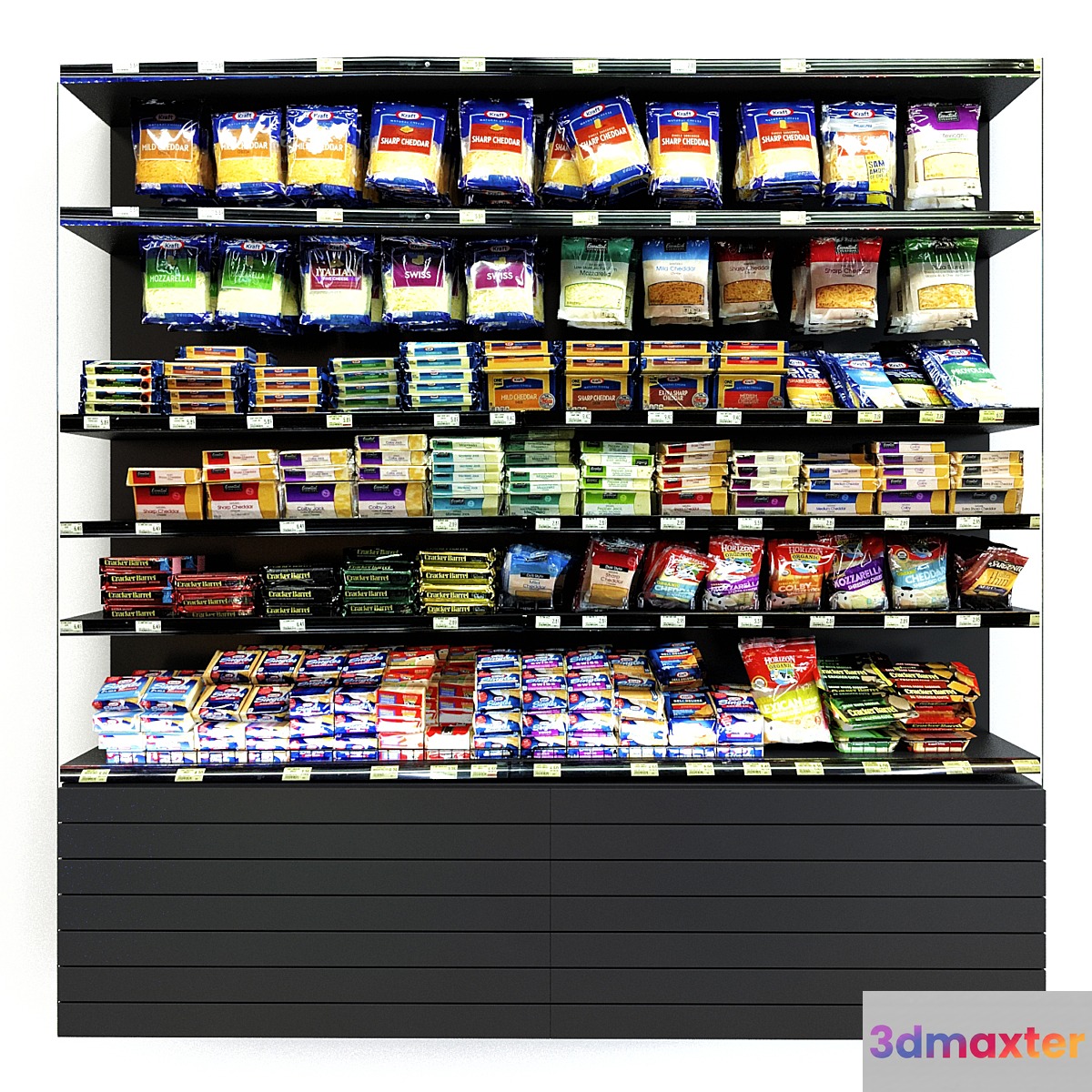 Cheese fridge 3D Max