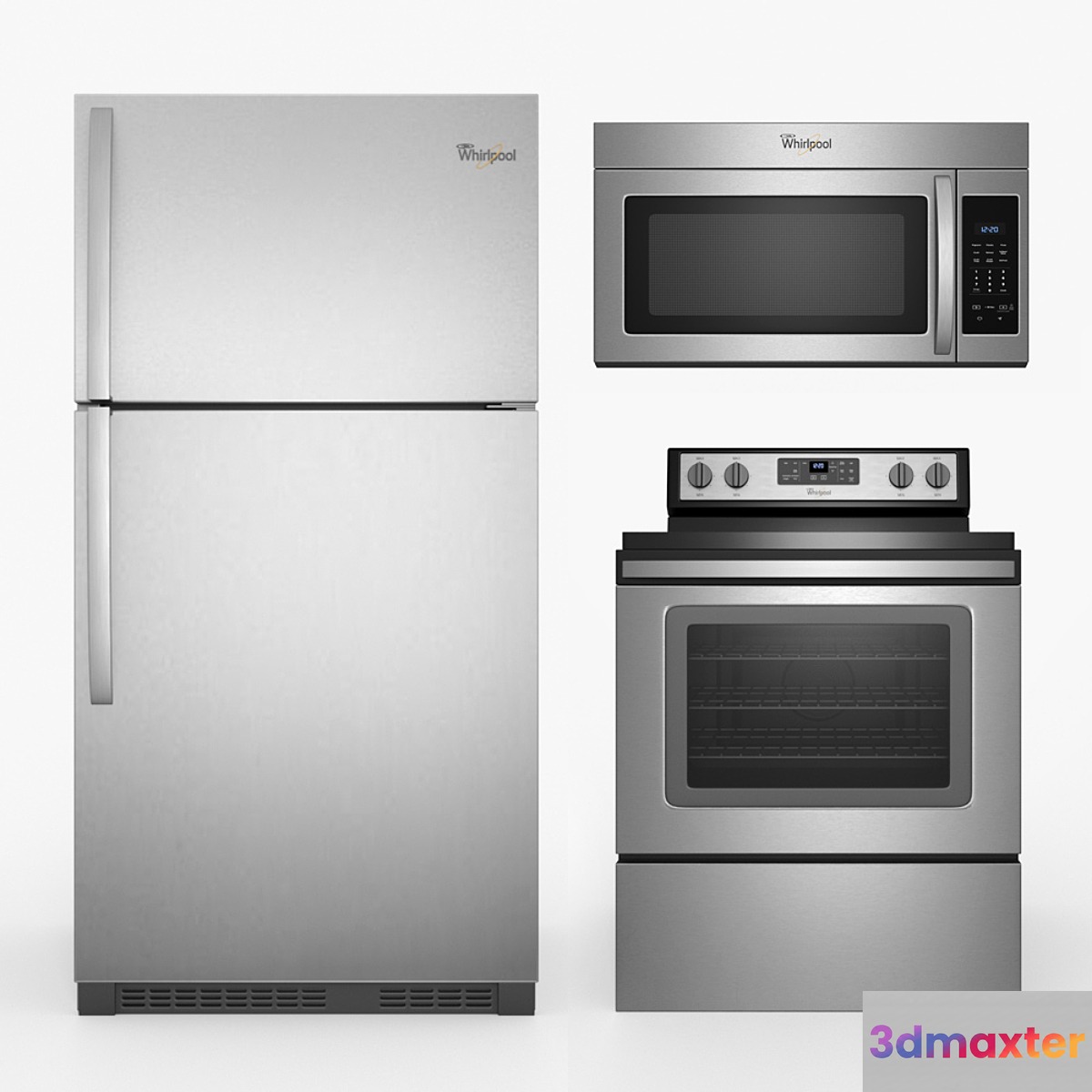 Kitchen Appliances Whirpool 3D Max