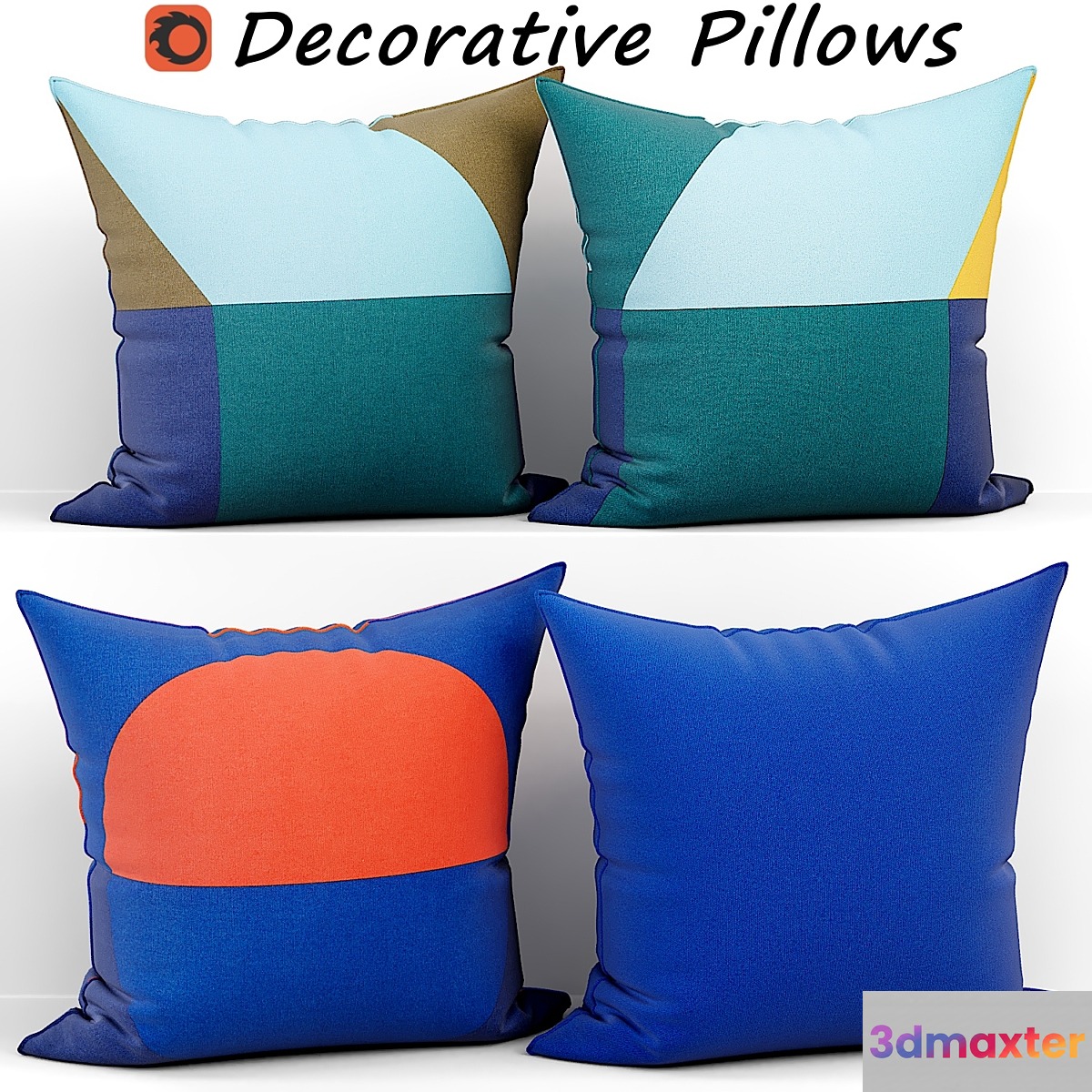 Decorative Pillow set 423 Ikea 3D Max
