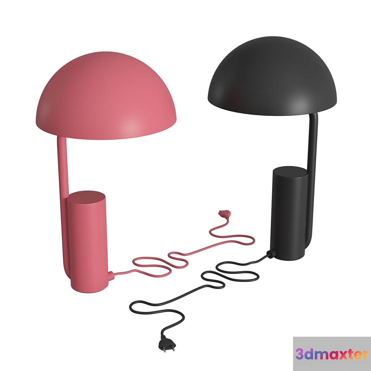 Cap table lamp 3D Max