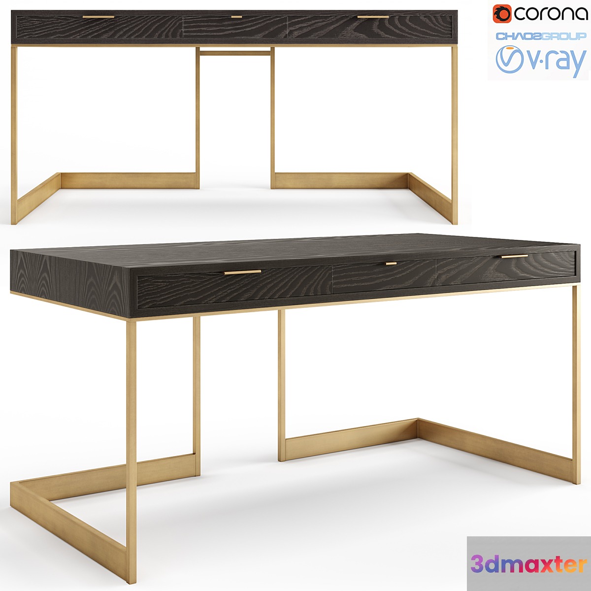 Skram Wshbone drawer desk - No.4