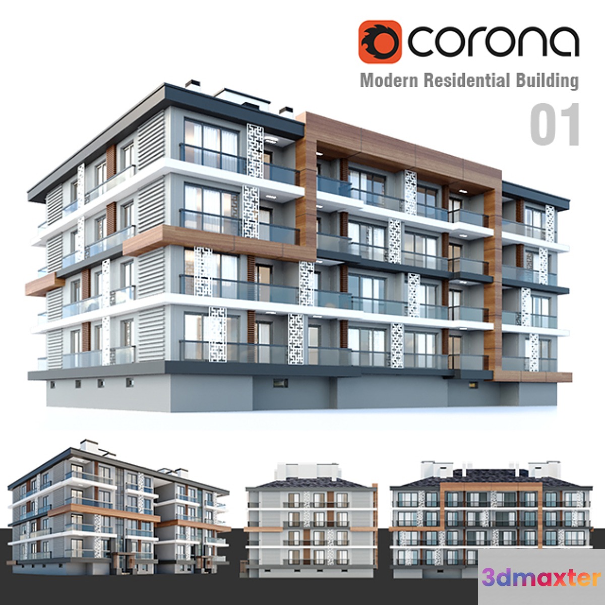 Modern Residential Building 01