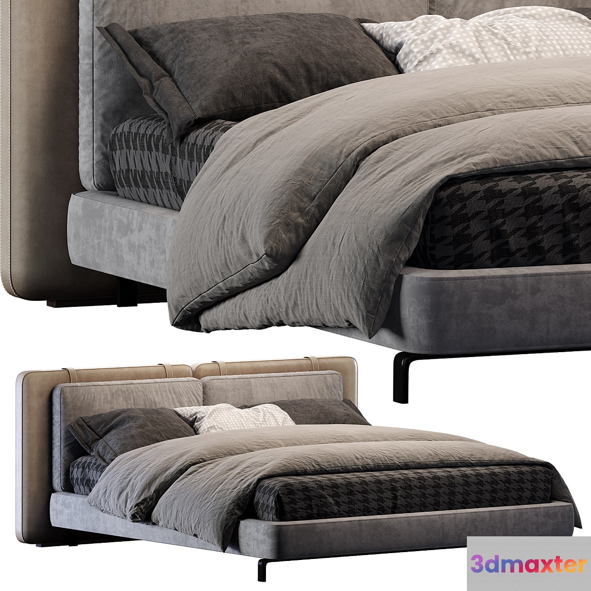 Minotti bed Tatlin 
