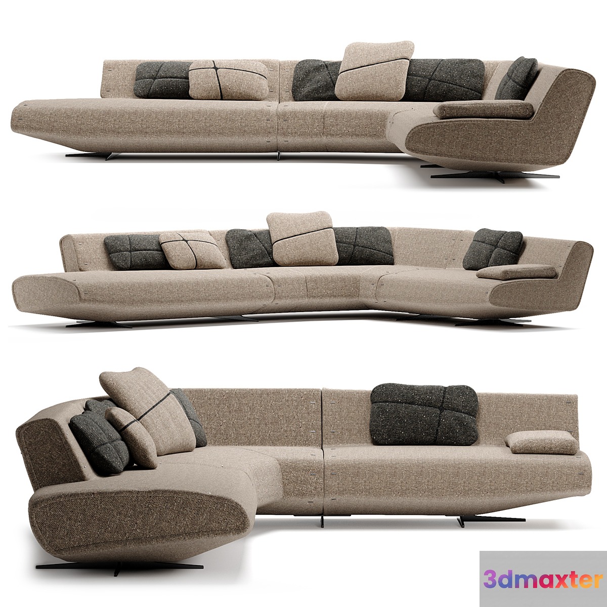 Poliform-sofa-SYDNEY-SYPX180_SYAD180_SYTD140 - No.3