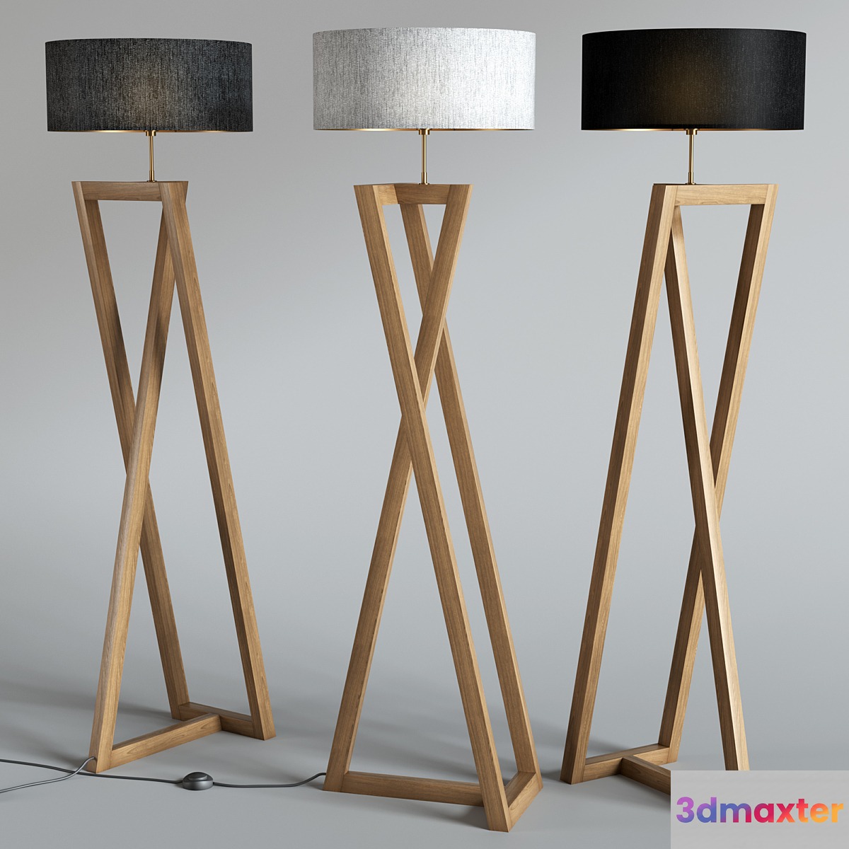 lampara de pie 3D Max