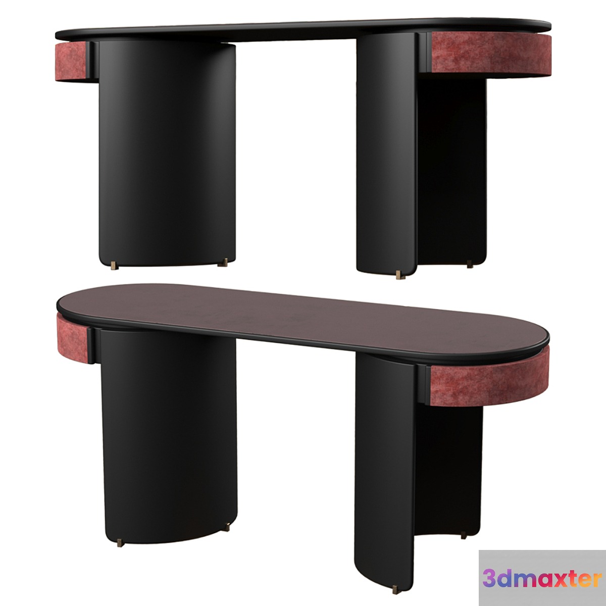 Table Baxter Parsec desk 3D Max