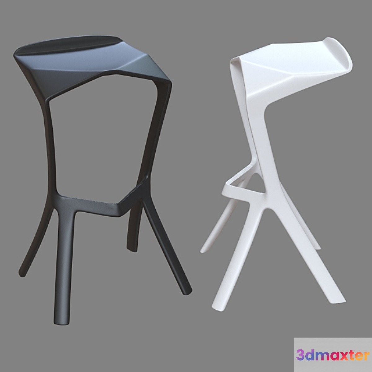 Bar stool Signal Hoker Volt. 3D Max