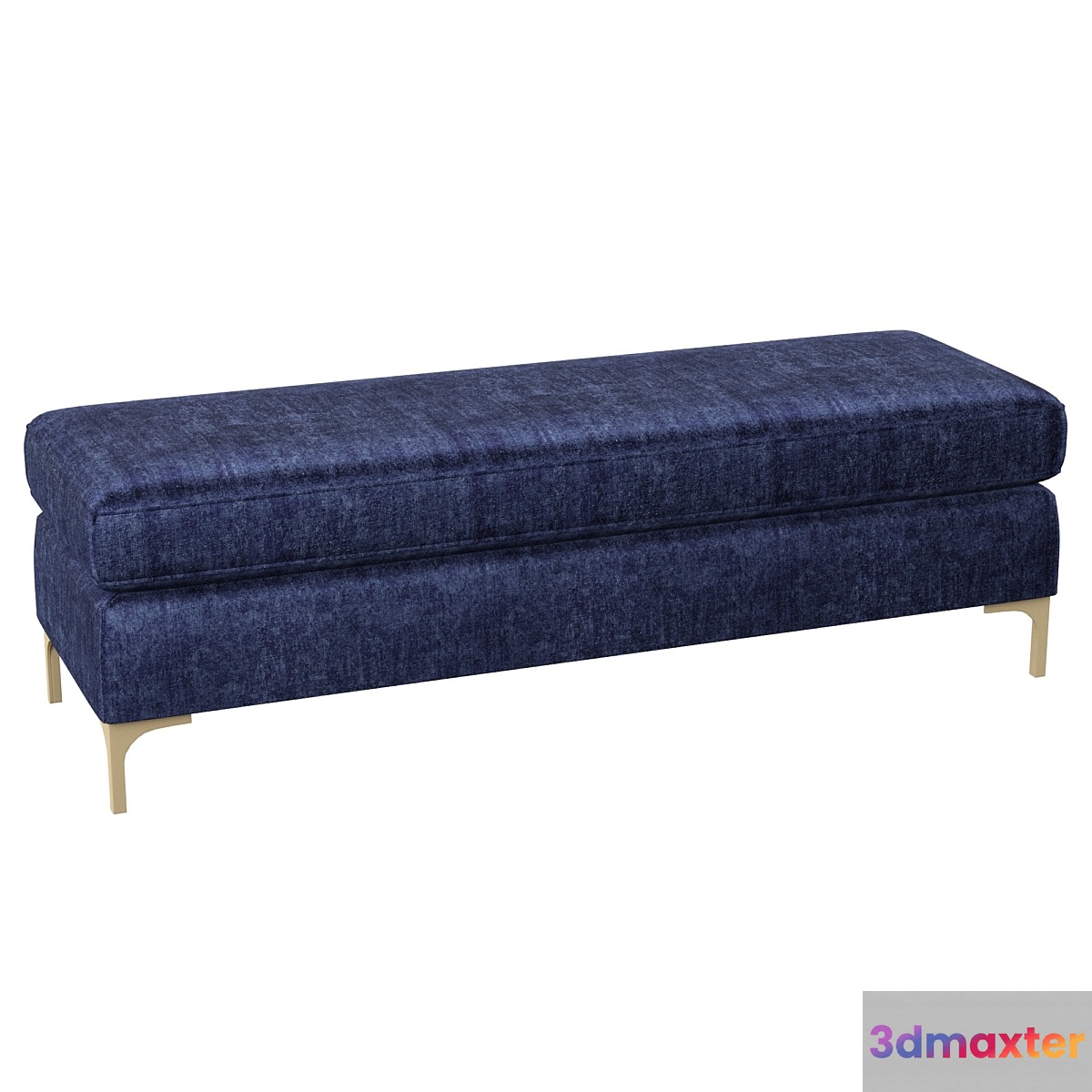Melvin Upholstered Bench 3D Max