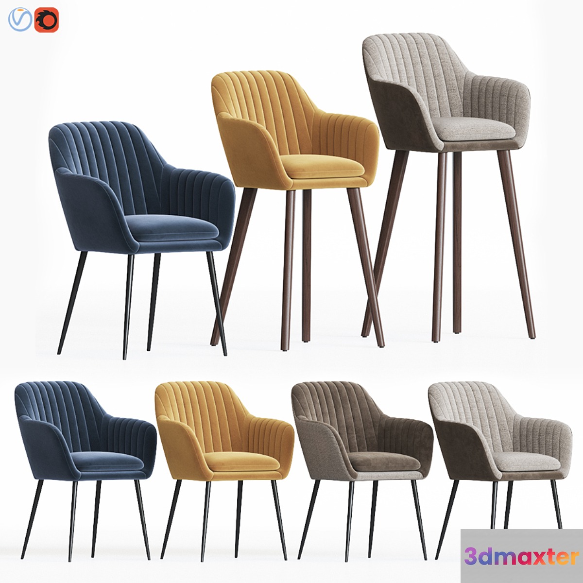 Deephouse Lausanne Chair Set - No.2