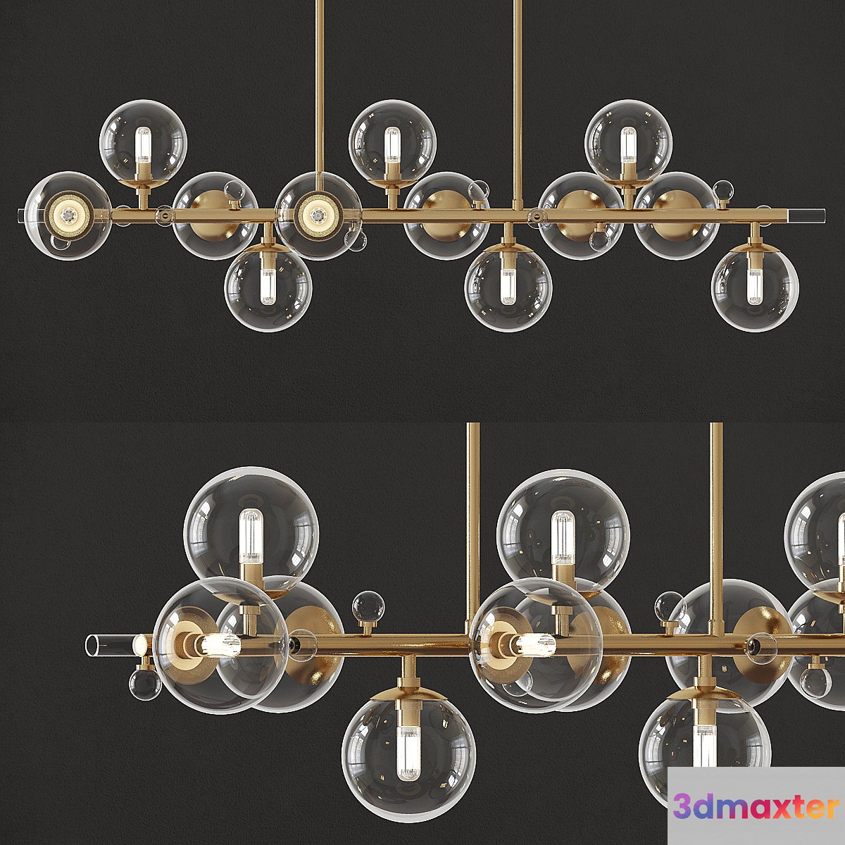 Sia New Chandelier Loft4you 3D Max