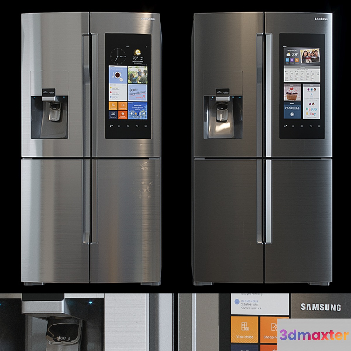Refrigerator Samsung RF22K9581SR - No.2