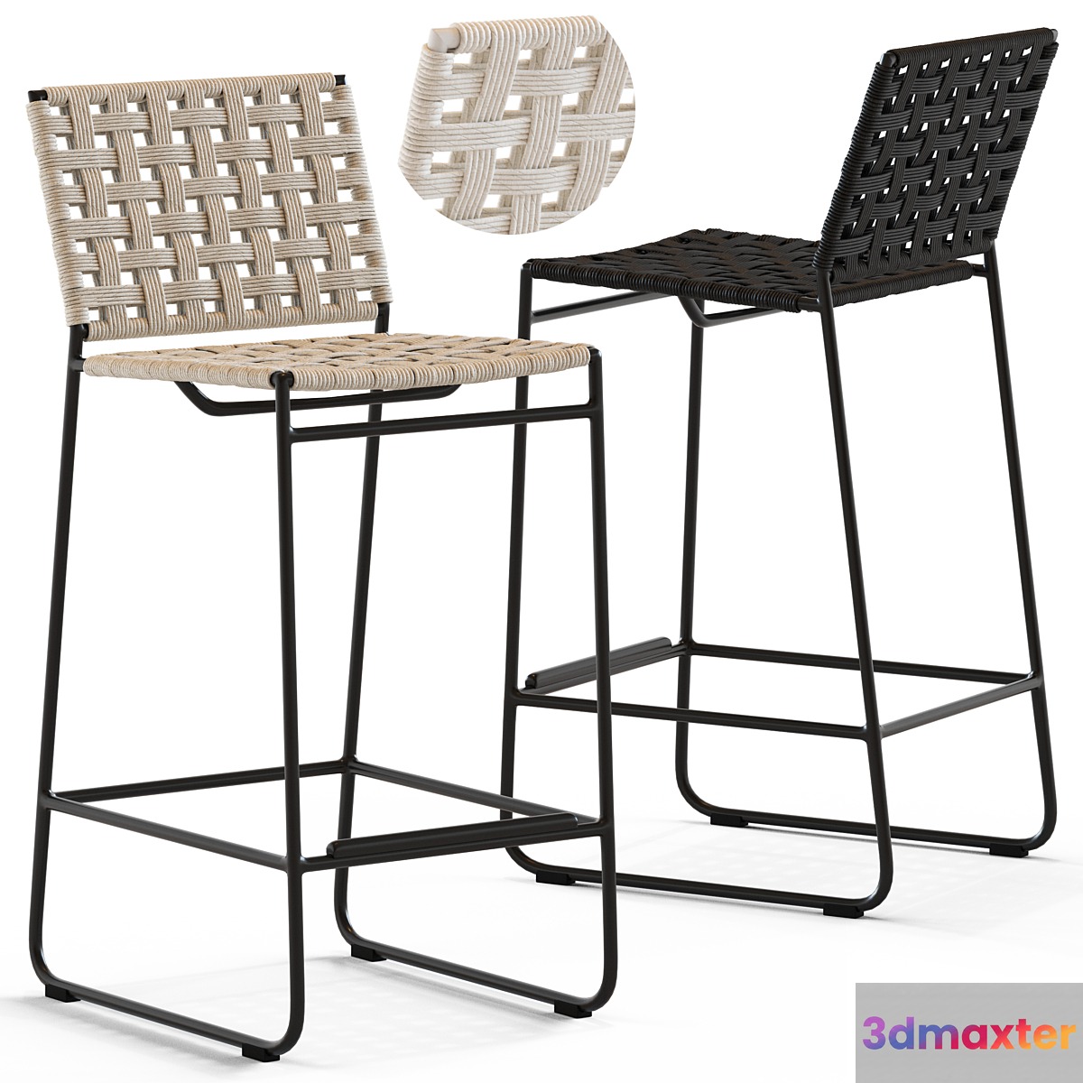 Globewest Marina Stool 3D Max