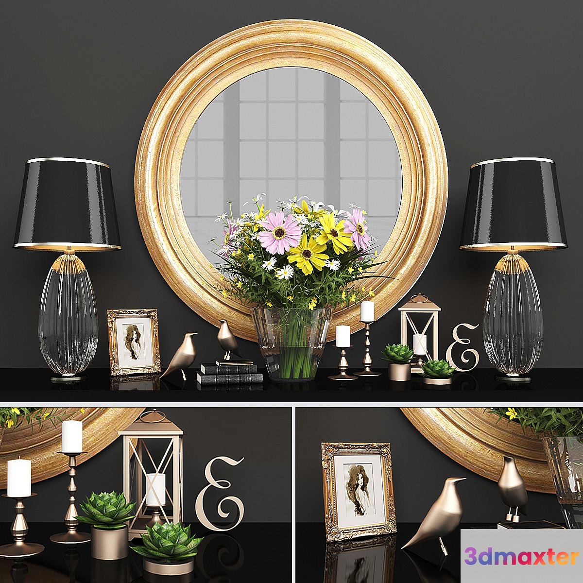 Decorative set 36 3D Max