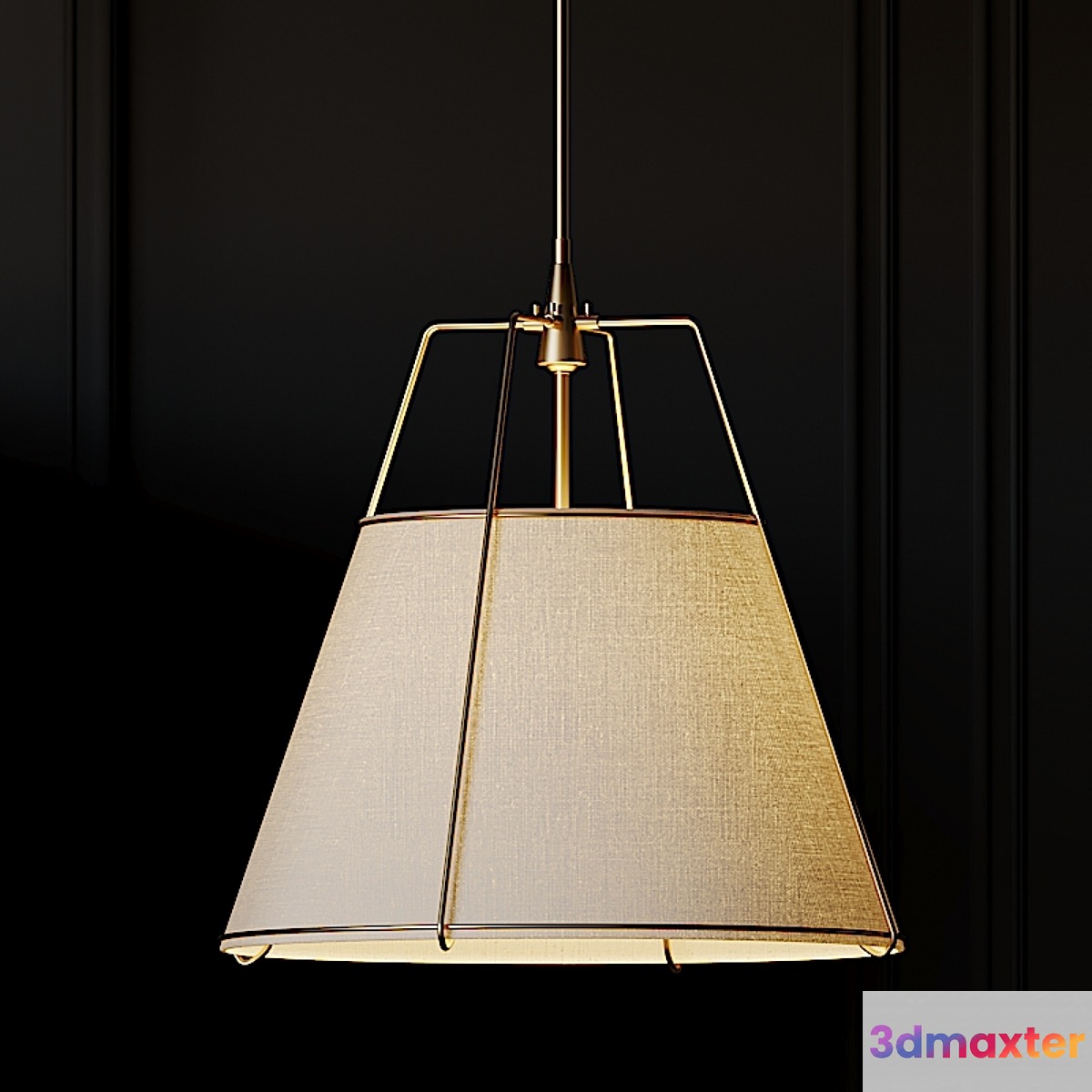 CONICAL DRUM PENDANT 2 Variants 3D Max