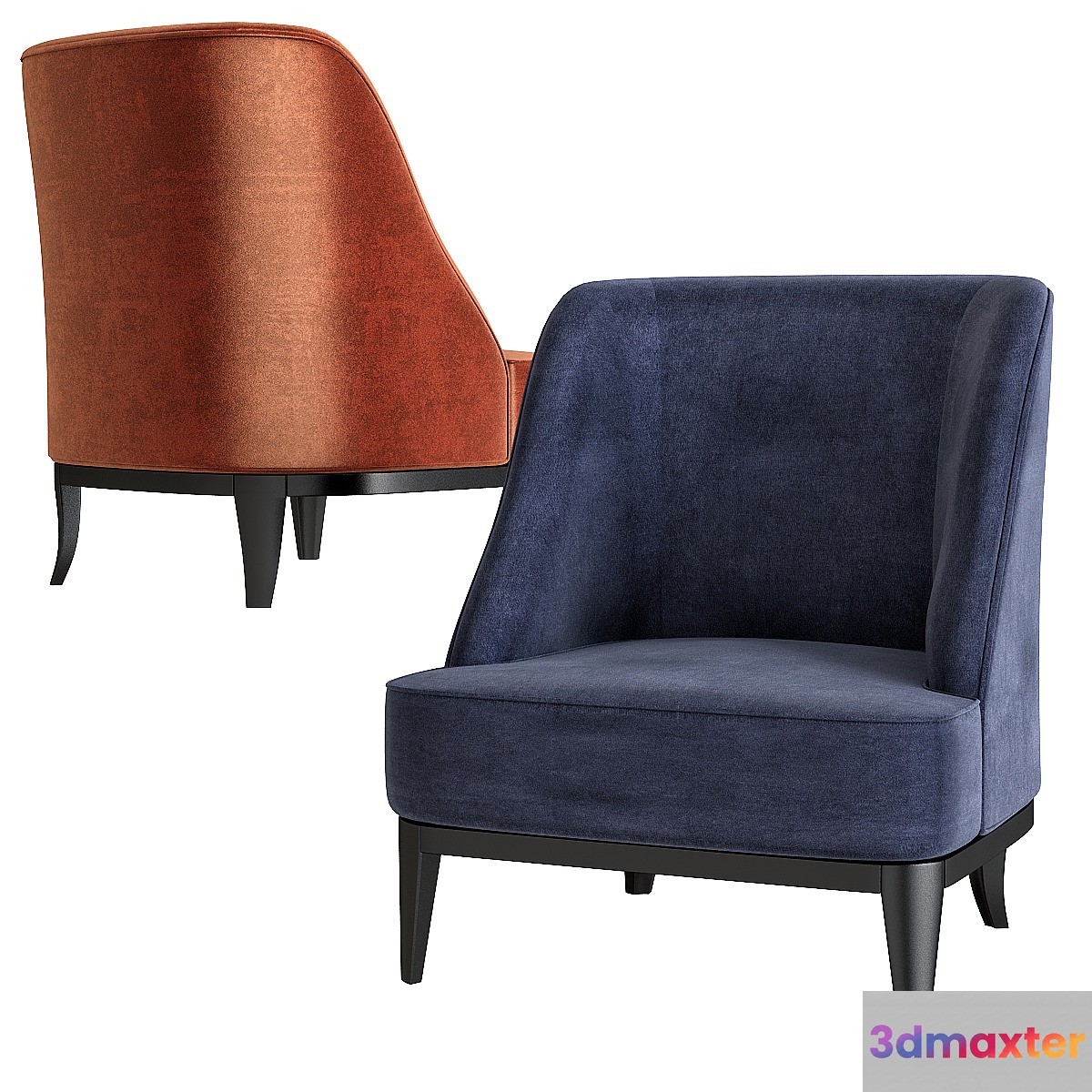 Bailey tub chair 3D Max