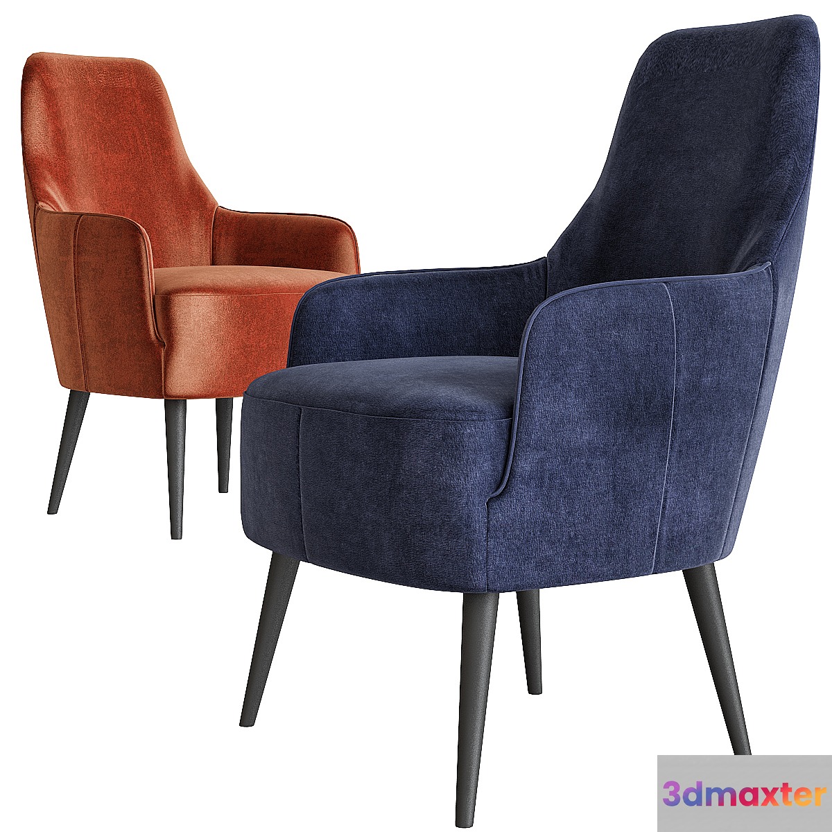 Armchair ray 3D Max