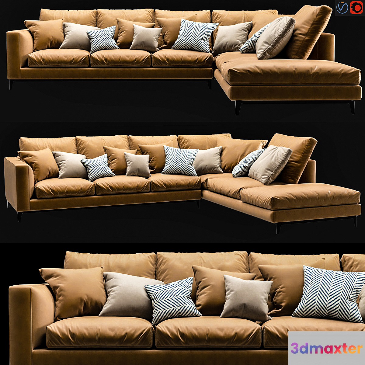 Minotti Andersen Arrangement 03 3D Max
