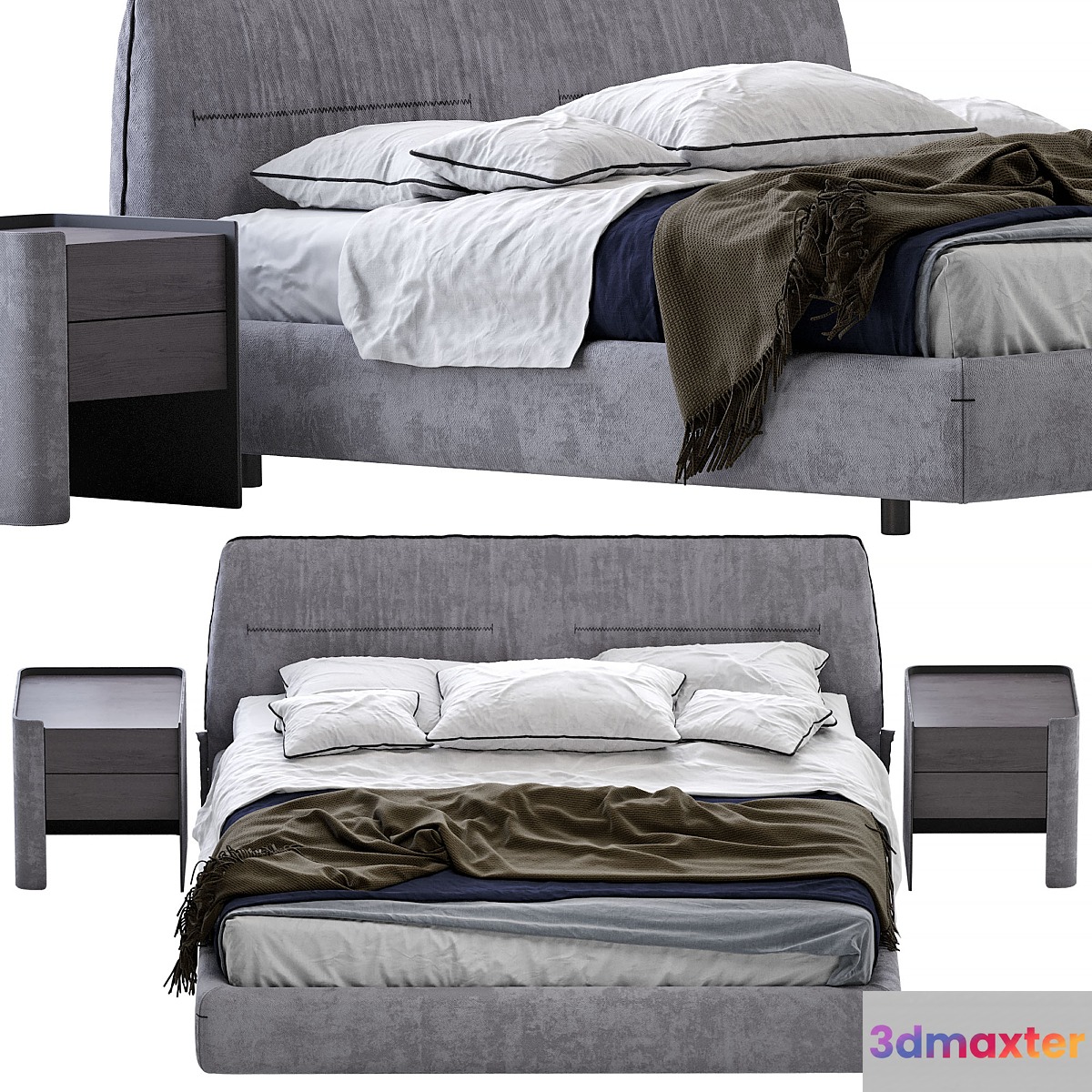 Bed poliform jacqueline