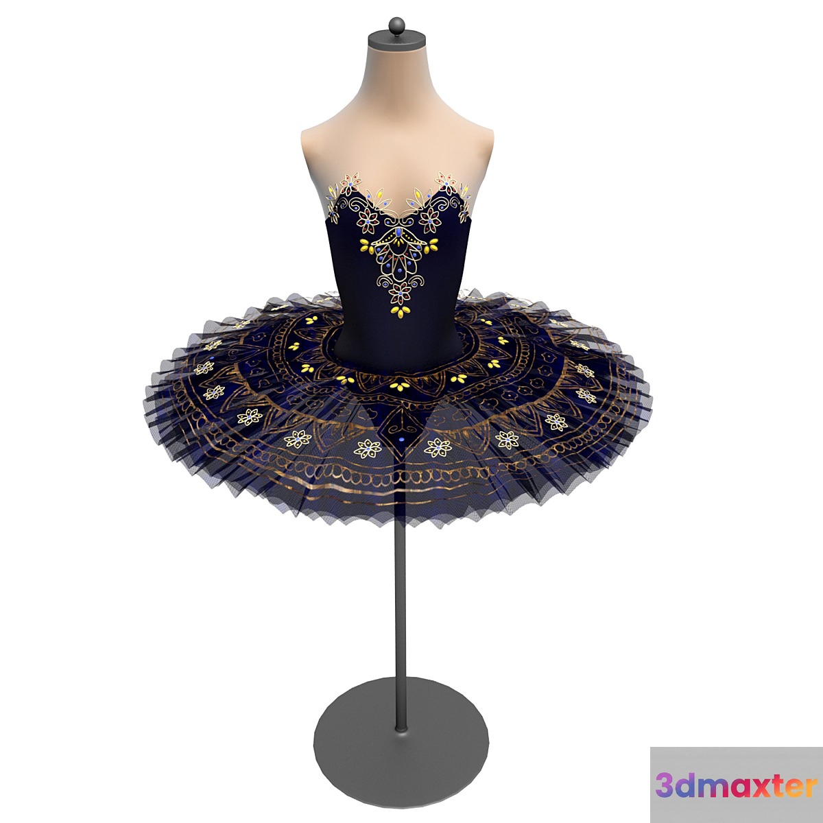 Tutu for ballet Raymonda - Raymonda 3D Max