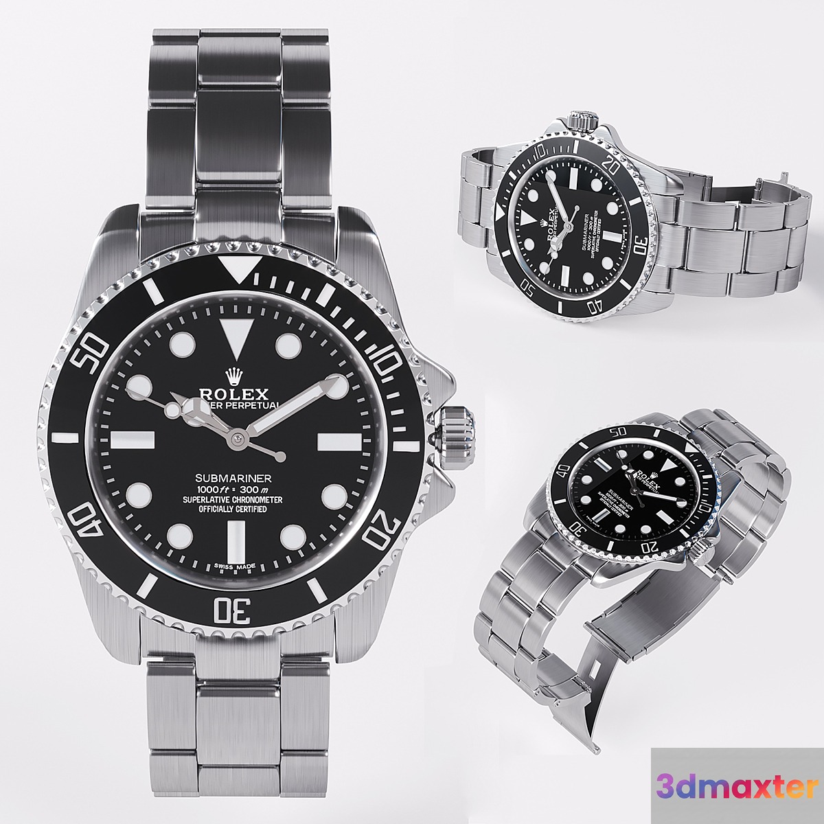 Rolex Oyster Perpetual Submariner 3D Max