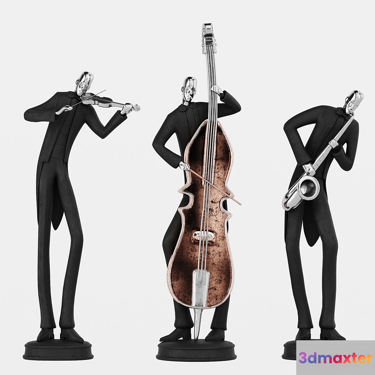 Uttermost Musicians Decorative Figurines 3D Max