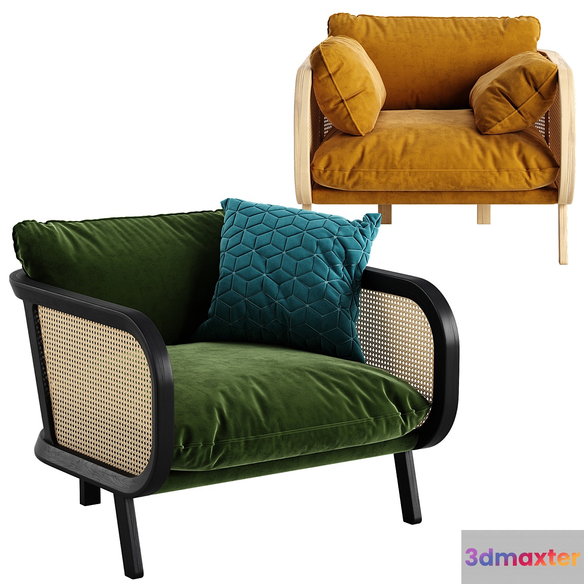 Buzzi cane chair - No.3