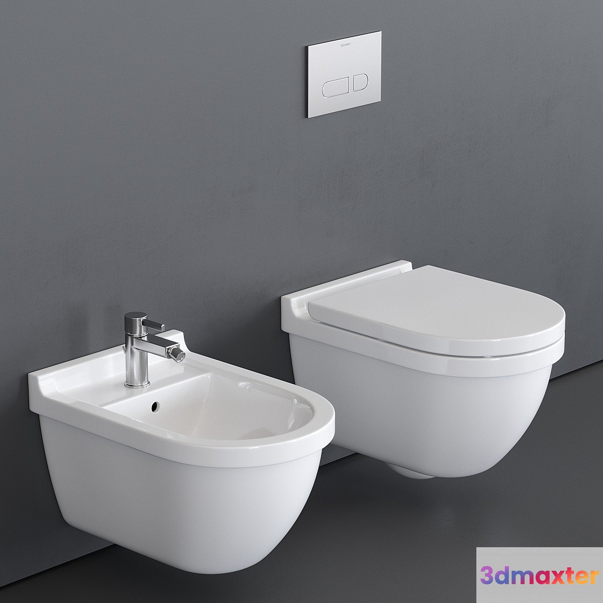 Duravit Starck 3 Wall-hung WC - No.2