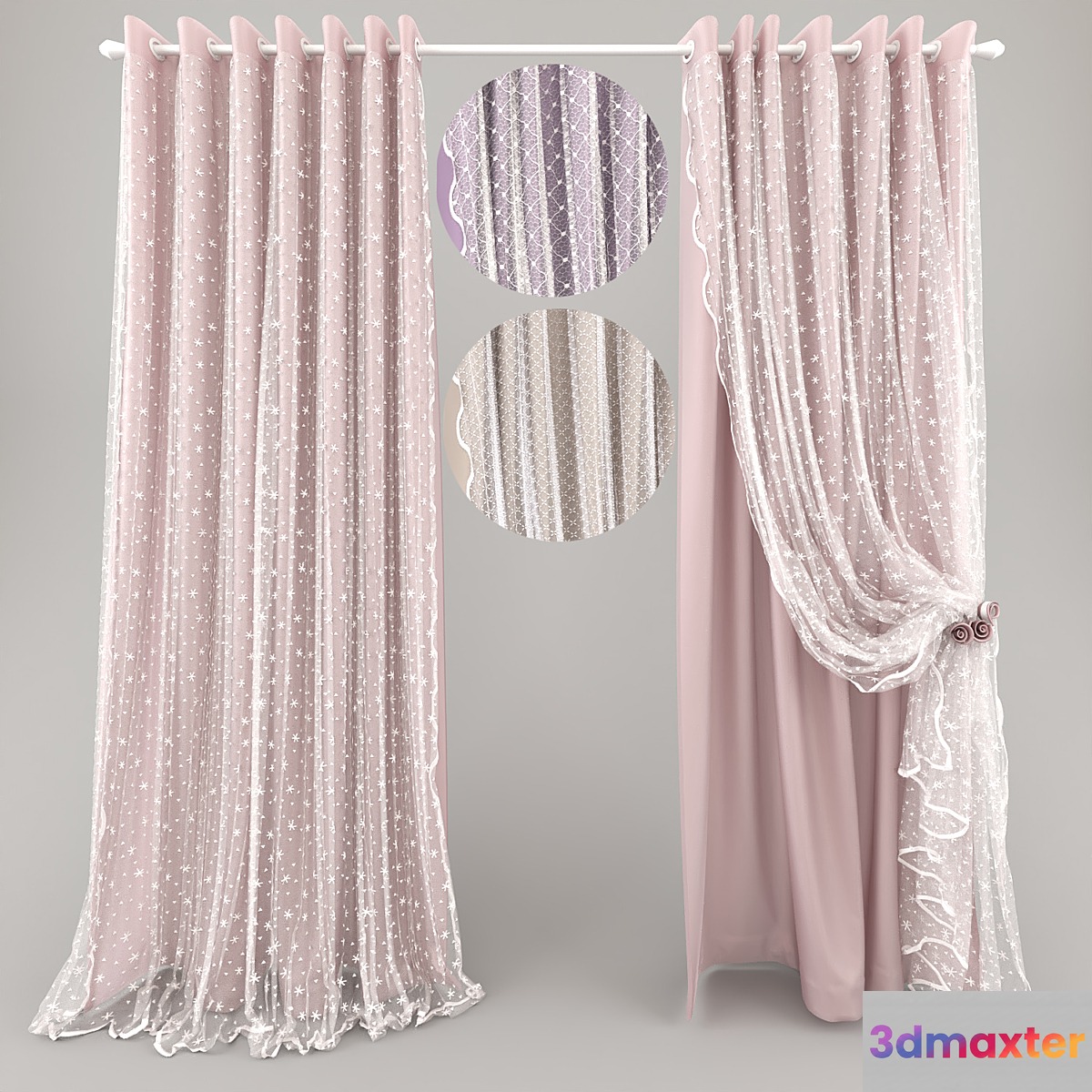 Curtain_25 3D Max